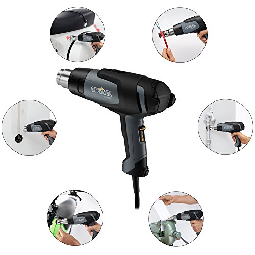 Steinel Hl 1820 S General Purpose Kit - Incl. Heat Tool With 1400 Watts, Adjustable Temperature & Airflow, Hot Air Blower Set For Stripping Paint, Soldering Pipes, Shaping Plastics #TOP1