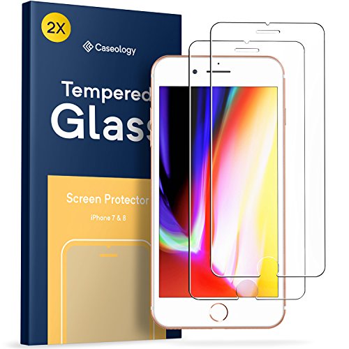 Caseology Tempered Glass for Apple iPhone 8 Screen Protector (2017) - 2 Pack