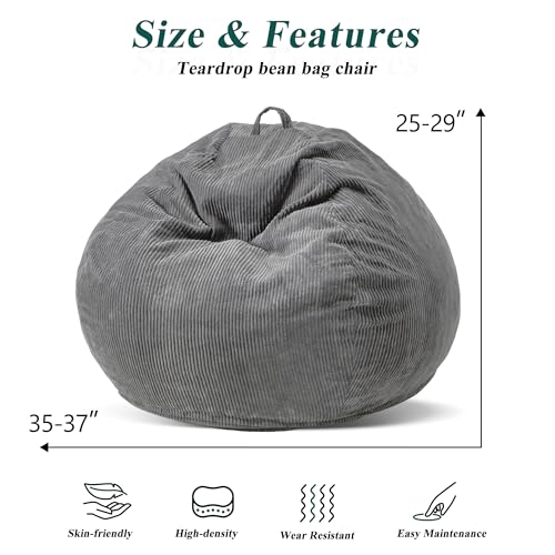 Cansunna 3FT Teardrop Bean Bag