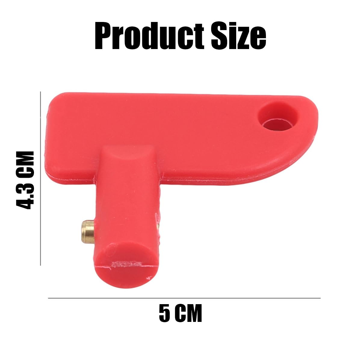 CGEAMDY 4 Pezzi Chiave Interruttore Batteria Autos, Universale Chiave Stacca Batteria per Autos, Multifunzionale Interruttore Isolatore Batteria Auto, per Auto Barca Modificata, Accessori per Auto
