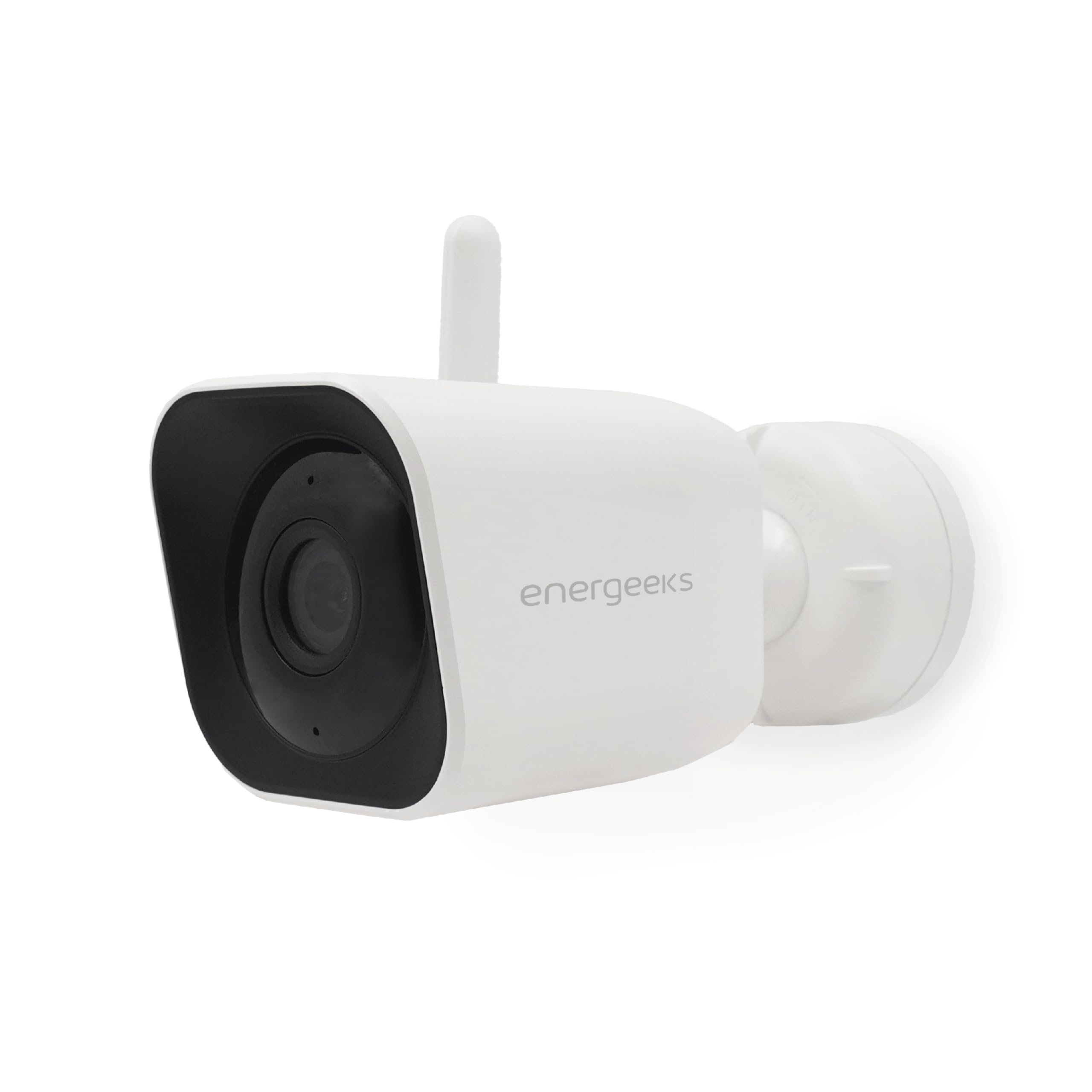 energeeks Guardian III kamera zewnętrzna WiFi - Dual 2,4/5 GHz - 4 MP Ultra HD - Instalacja Bluetooth - IP65 - Wykrywanie dźwięku i człowieka - Syrena odstraszająca - Zgodność z ONVIF