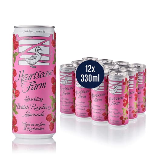 Heartsease Farm Sparkling Raspberry Lemonade 330ml