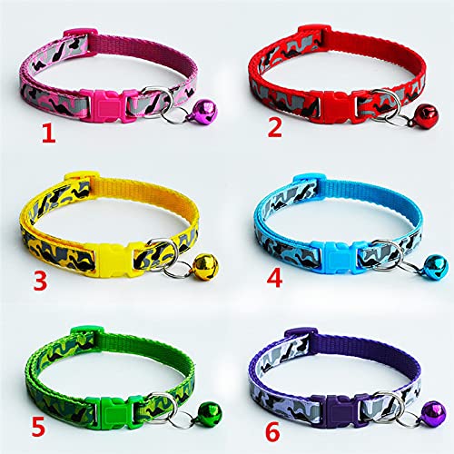Dog Trust Safety Pet Dog Collar Bone Cute Small Cat Puppy Bell Adjustable Buckle Neck Ring (Pack of 2) Color May Vary (B09GYHLGC5) Amazon Price History, Amazon Price Tracker