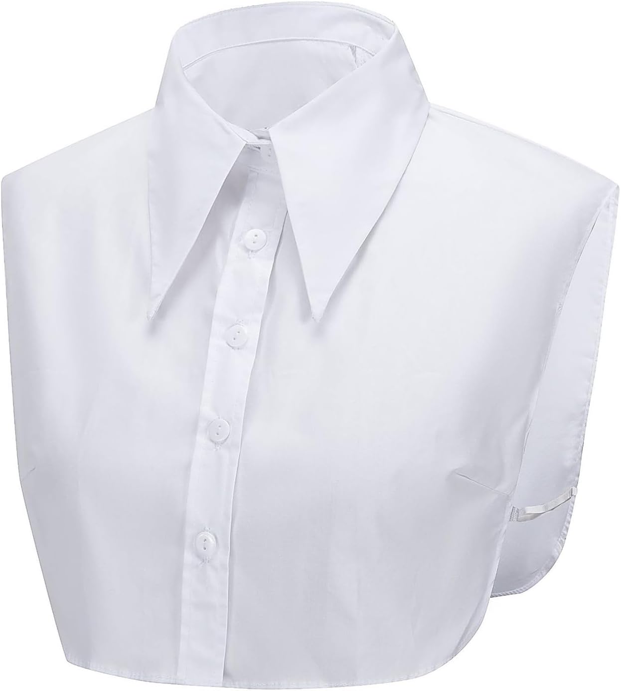 Joyci Detachable Half Shirt Blouse False Collar Point Collar Under Sweater for Women Girls Skeptical Style