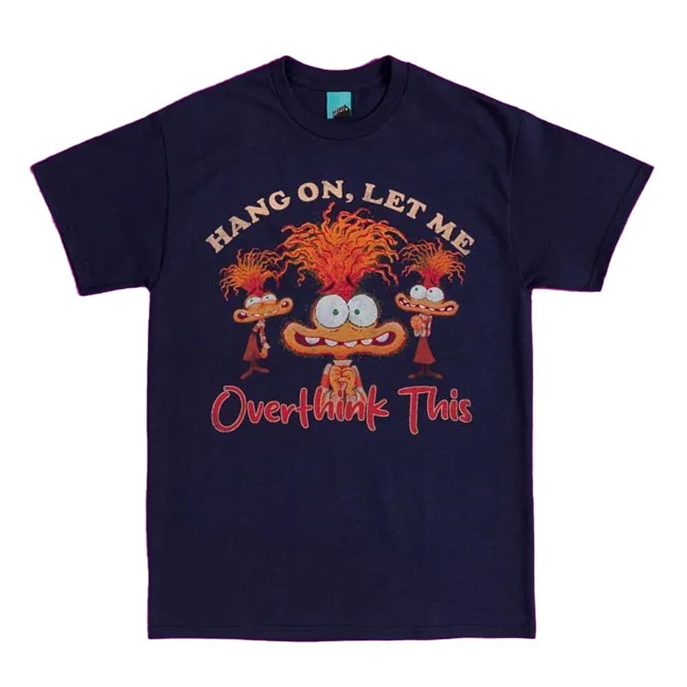 Disney Pixar Inside Out Anxiety Navy T Shirt