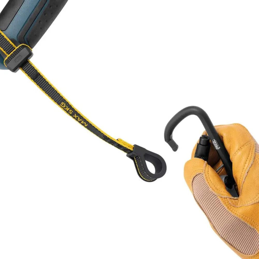 PETZL Toolink - Interfaccia di fissaggio per utensili di collegamento ad altezza, taglia L, confezione da 5