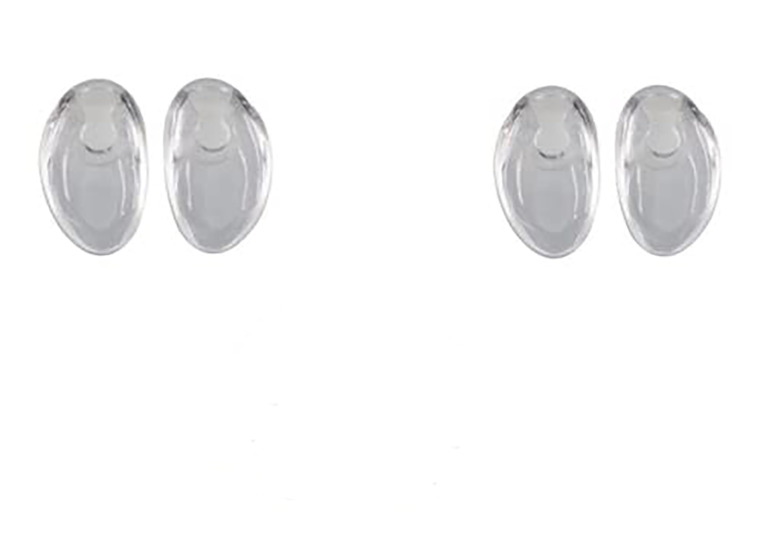 RSINC Eyeglass Silicon Nose Pad Anti-Slip Stick On Press Fit Slide in Nose Pad for Rimless Frame Oval Nose Pad 8 mm X 13 mm (Nose Pad 2 Pair AB) (B0BZRS6HVP) Amazon Price History, Amazon Price Tracker