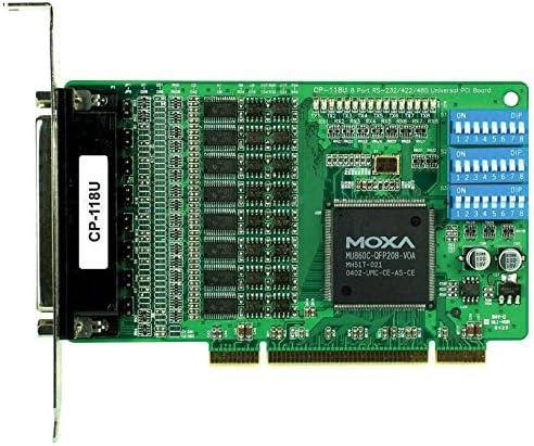 MOXA CP-118U 8-Port async Board, PCI Bus, RS232/422/485 Three-in-One (Requires Interface Option)