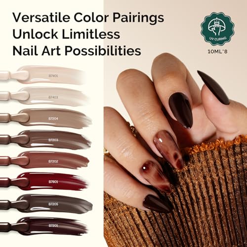 Image of MelodySusie Gel Nail Kit with P-ART06G Cordless UV Lamp Rechargeable LED UV Light with Smart Sensor Classic Popular Colors Plant Based Nails Polish with Top Base Coat Builder Gel Beginner Nail Kit