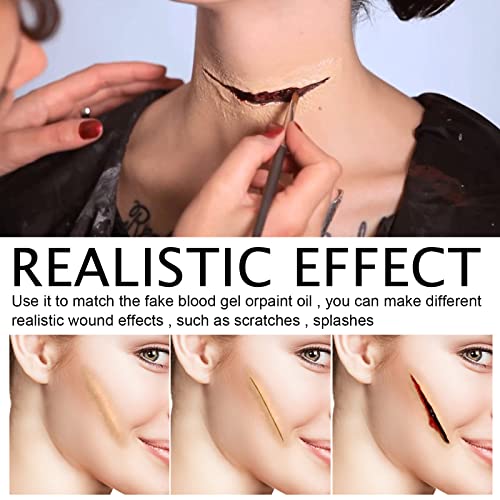 Scar Wax Kit, Fake Skin, Sfx Zombie Make Up Special Effects Fake Molding Wound Skin Wax Halloween Stage Makeup, Halloween Fake Blood #TOP4