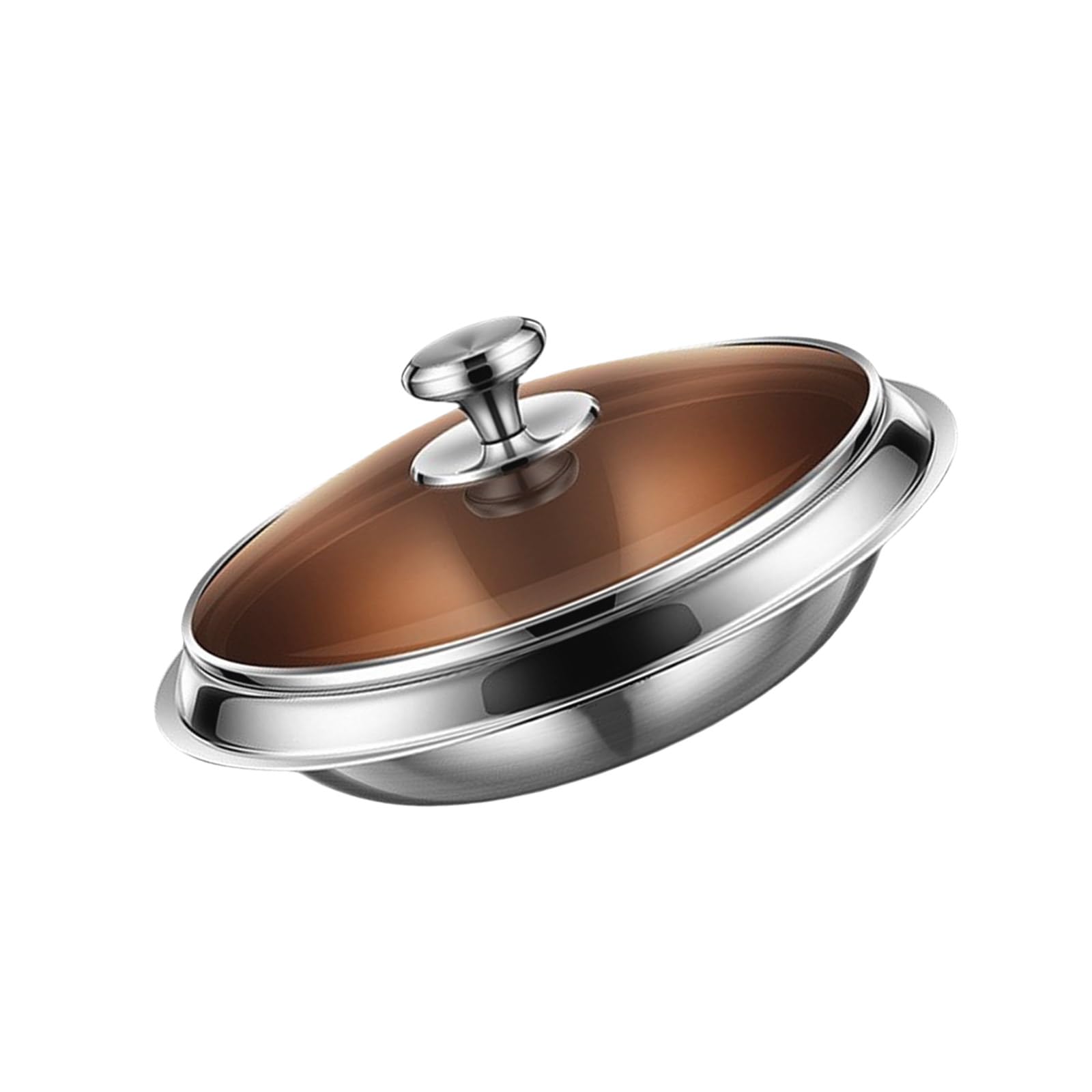 Buxuaaaa 304Stainless Steel Set Snacks Plates Salad Plates Metal Dining Cooking Serving for Kitchen Cooking Kitchen Metal Bowls