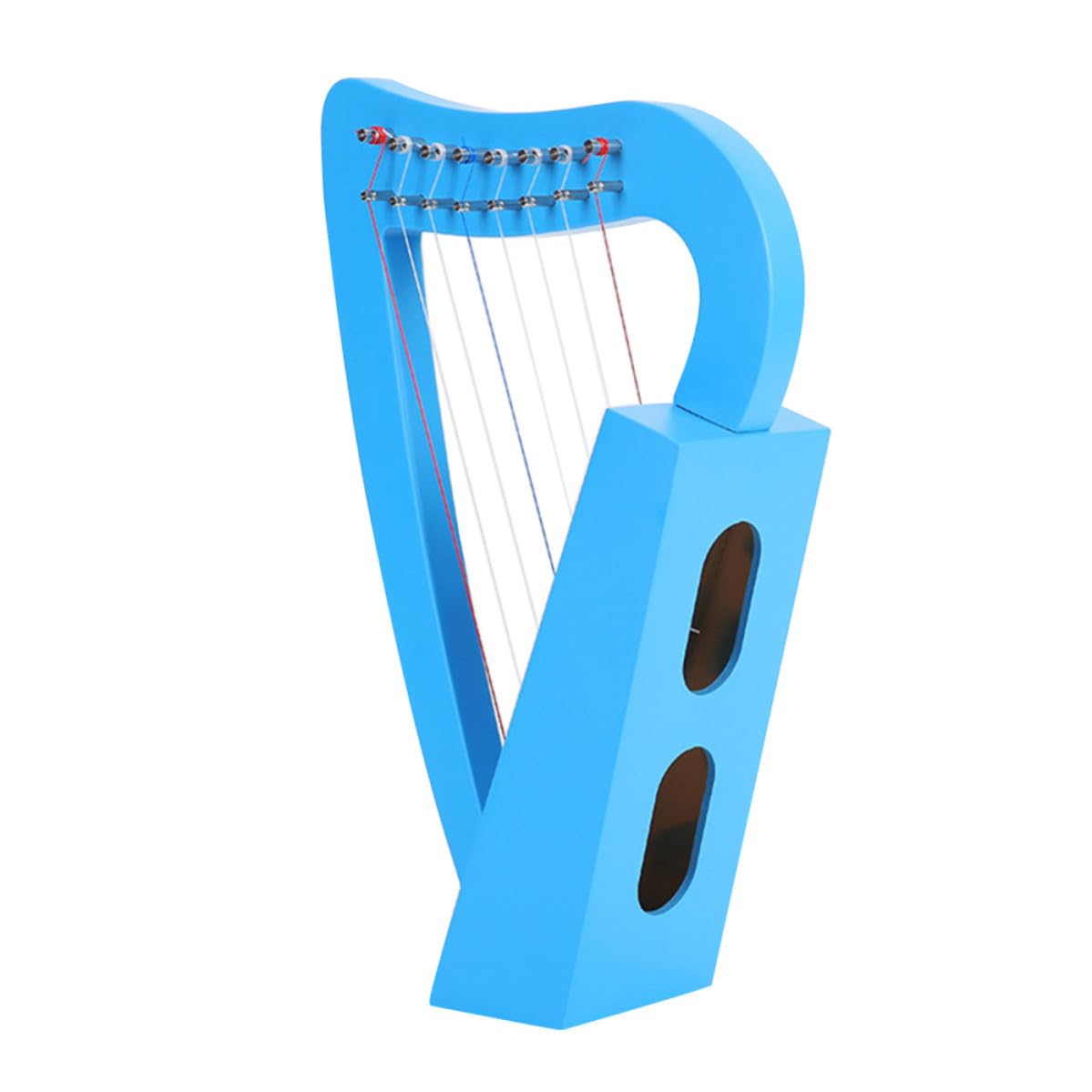 Arpa a 8 Corde in Legno Classica, Facile da Suonare e Resistente, Strumento Musicale Portatile e Adulti, per Insegnamento e Piccole Esibizioni