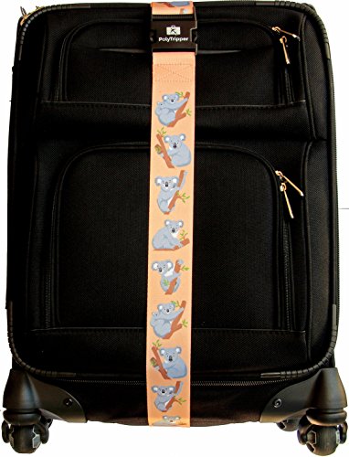 Image of Luggage Strap - Original Premium Designs - Recognize Your Suitcase (Koalas)