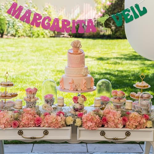 Image of Margarita Veil Banner - Margaritaveil Bachelorette Party Decorations Margs and Matrimony Bachelorette Decorations Margarita Decorations