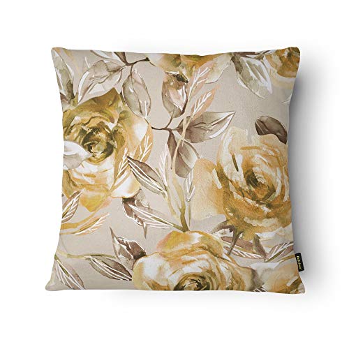 Kit Com 4 Capas Para Almofadas Amarelo 006 Belchior Uniq Amarelo