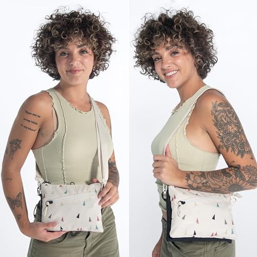 Image of Sherpani Zoom, Small Crossbody Purse, Nylon Crossbody Bag, Lightweight Cross Body Bag, Sleek Dual Pouch, Purses for Women