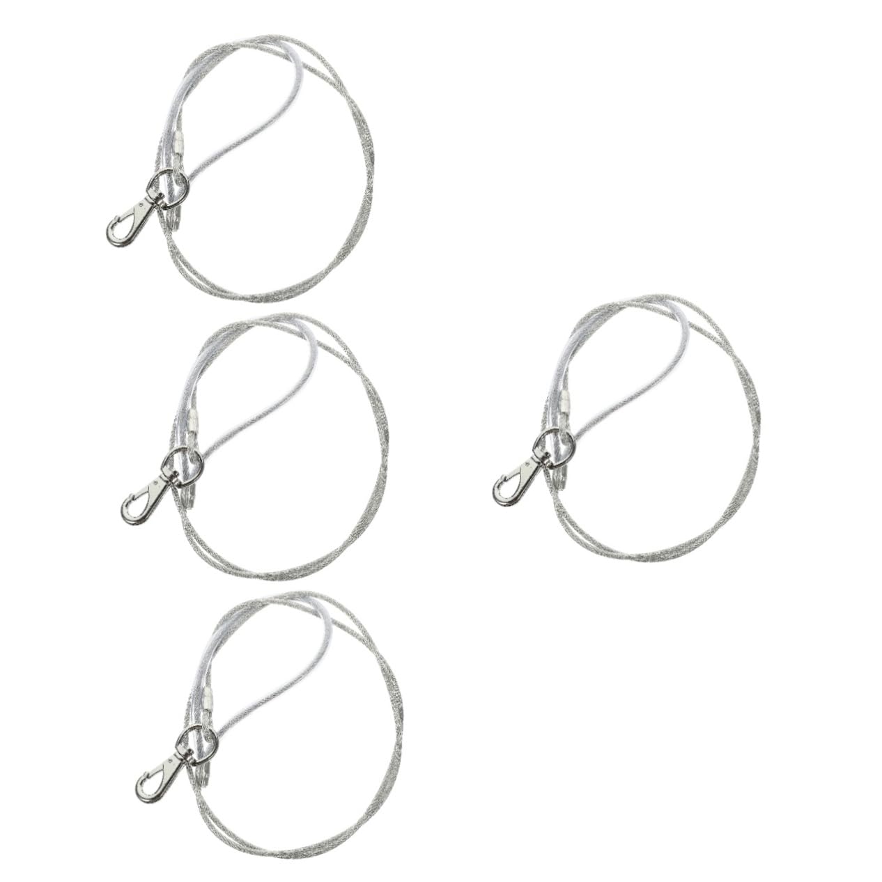 SUPVOX 4 Pezzi Guinzaglio Per Cani Lunghezza Cucciolo Corda Di Trazione Filo Da Masticare Catena Per Cani Forniture Per
