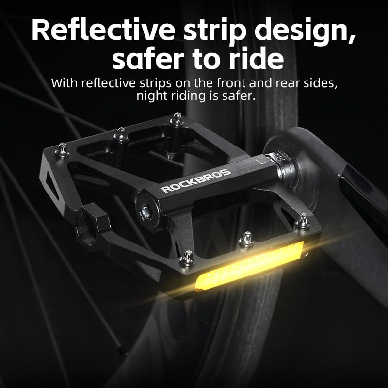 Pedali Mtb Pedali for bicicletta in lega di alluminio ultraleggeri antiscivolo impermeabili for MTB for Accessori for