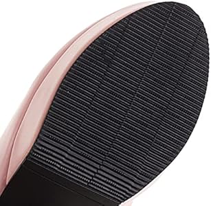 Synthetische sexy ronde teen blokhak rits vetersluiting hoge hak met 9,5 cm platform met 3 cm enkel casual laarzen voor vrouwen grote maat t998-72, roze, 38 EU