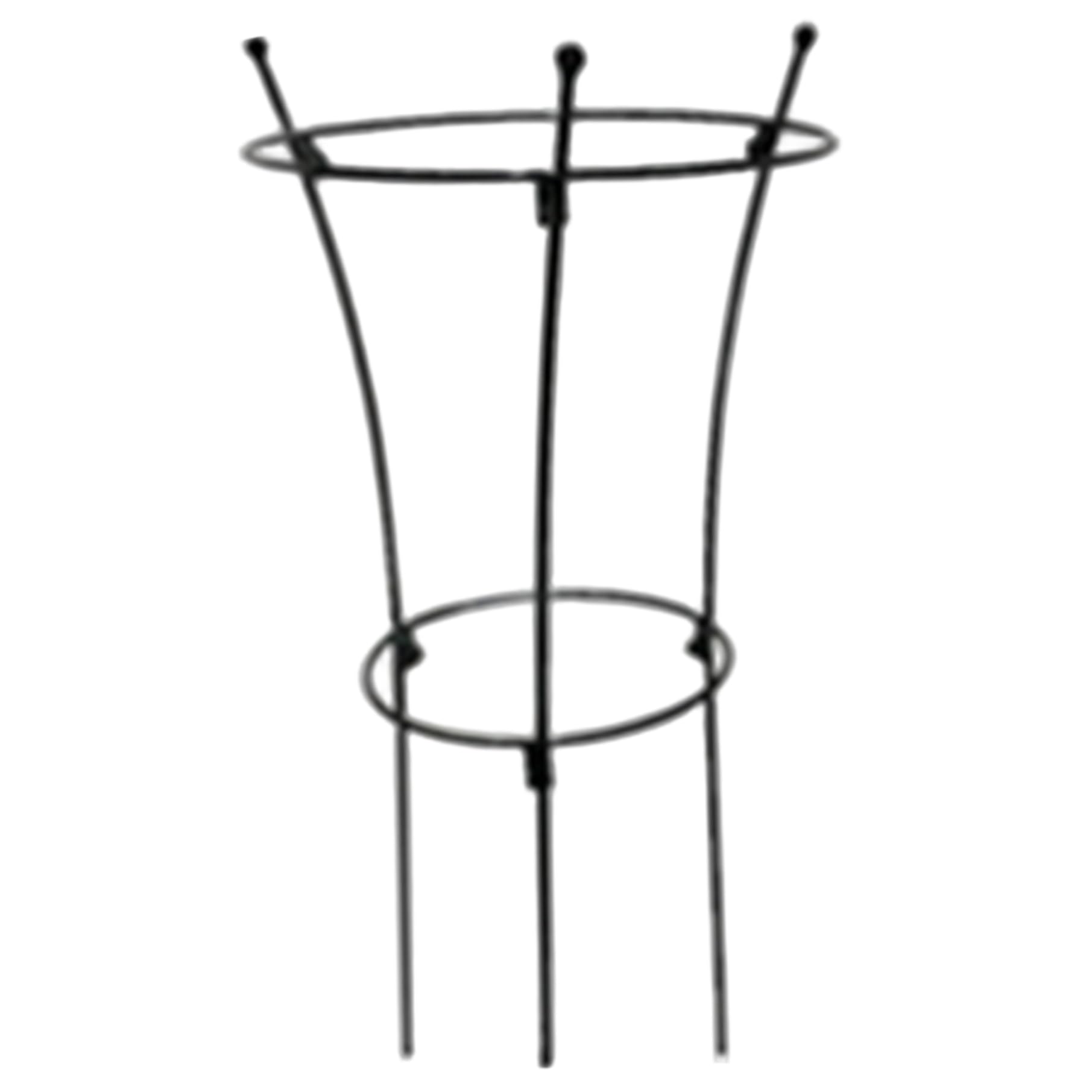 Cage à fleurs anti-renversement pour protéger les pivoines du vent