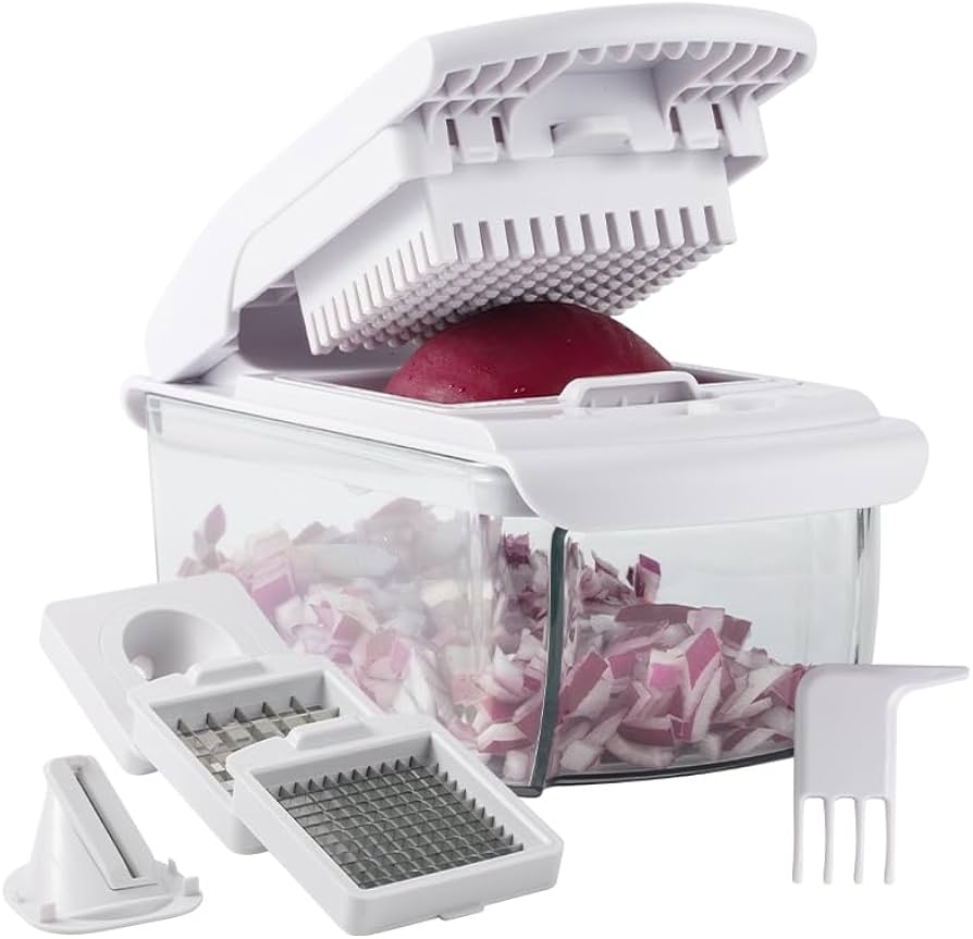 Amazon.com: Cook with Color Vegetable Chopper - Multifunctional 11