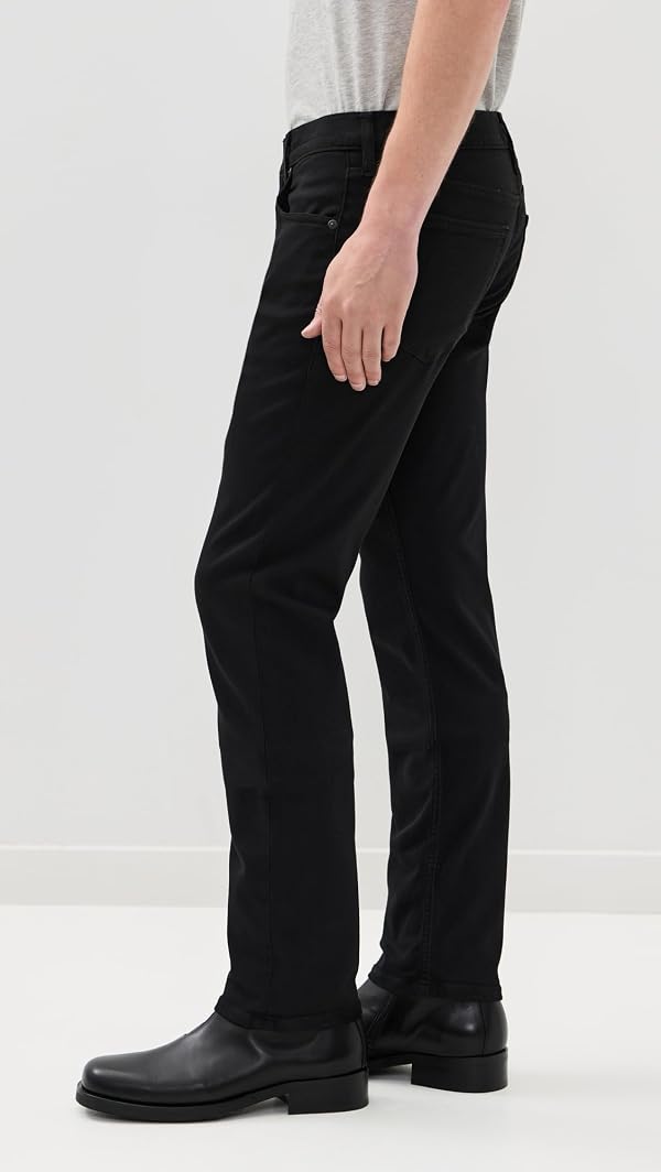 Paige Men's Federal 32" Transcend Slim Straight Fit Jean, Black Shadow, 36 by PAIGE - Image 4