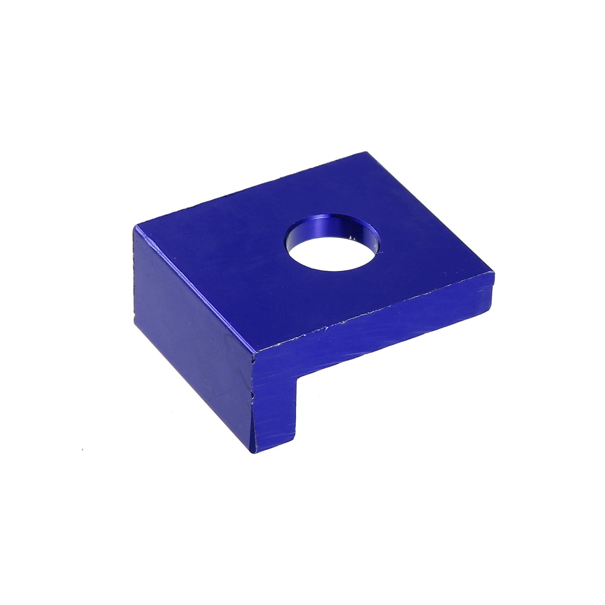X AUTOHAUX 4-Pack 12mm Universal Chain Adjuster Block Tensioner - Blue Metal Motorcycle Chain Tightener - View #4