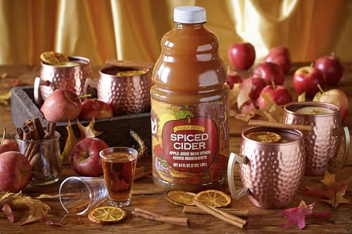 Trader Joe's Spiced Cider 64 oz Apple Juice with Ingredients