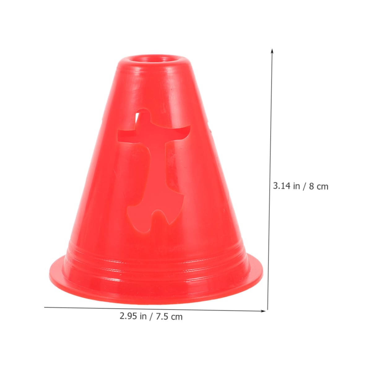 Toyvian Conos De Obstáculos para Barriles De Señal Cono De Obstáculos Cono Mini Cono Deportivo Ágil Cono Marcador Pequeño para Práctica Cono Deportivo Escolar De Entrenamiento Cono