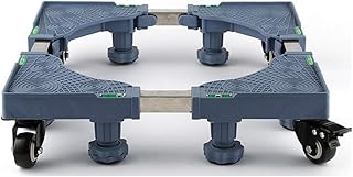 GPWDSN Wielofunkcyjna, ruchoma, regulowana podstawa, uniwersalna, mobilna osłona na kółkach do suszarki, pralki i lodówki (8 stóp, 4 kółka)