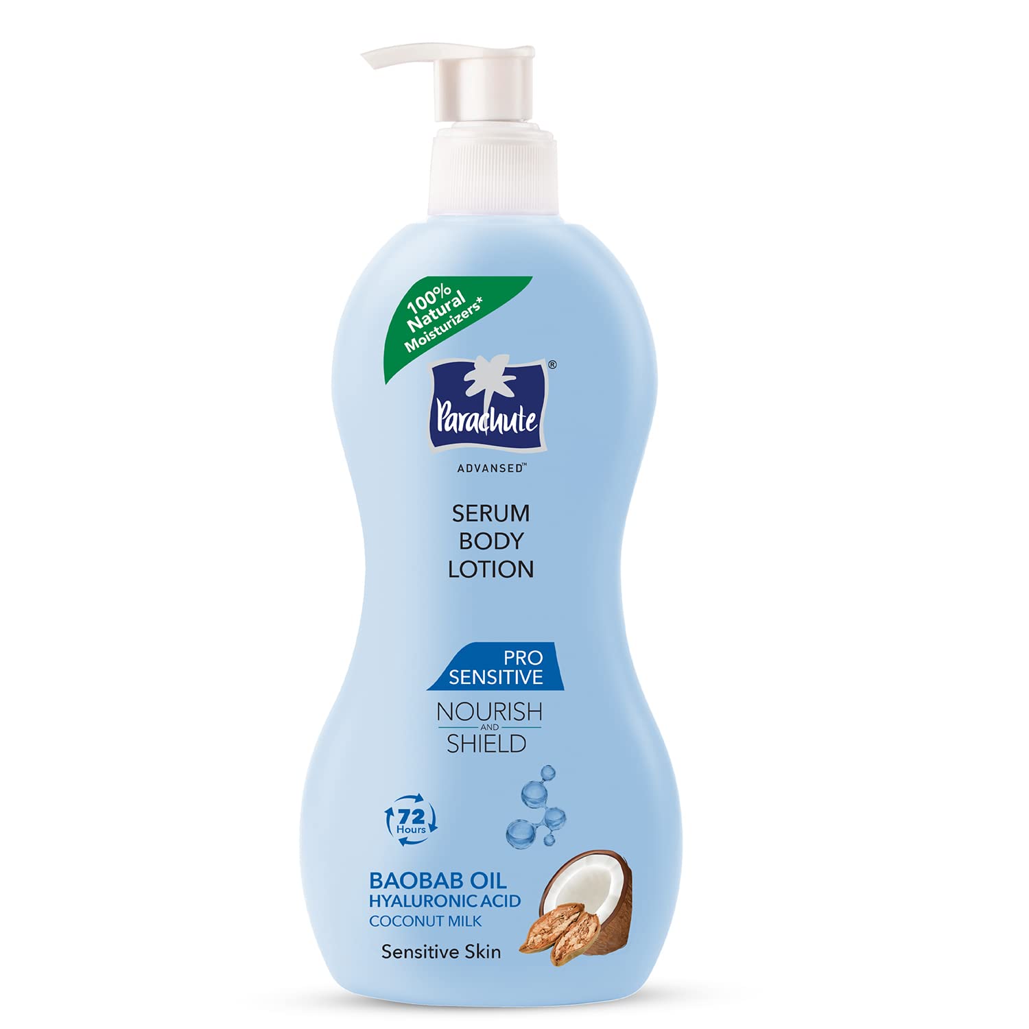 Buy Parachute Advansed Body Lotion for Women, Pro Sensitive Serum, Coconut Milk, Hyaluronic Acid
