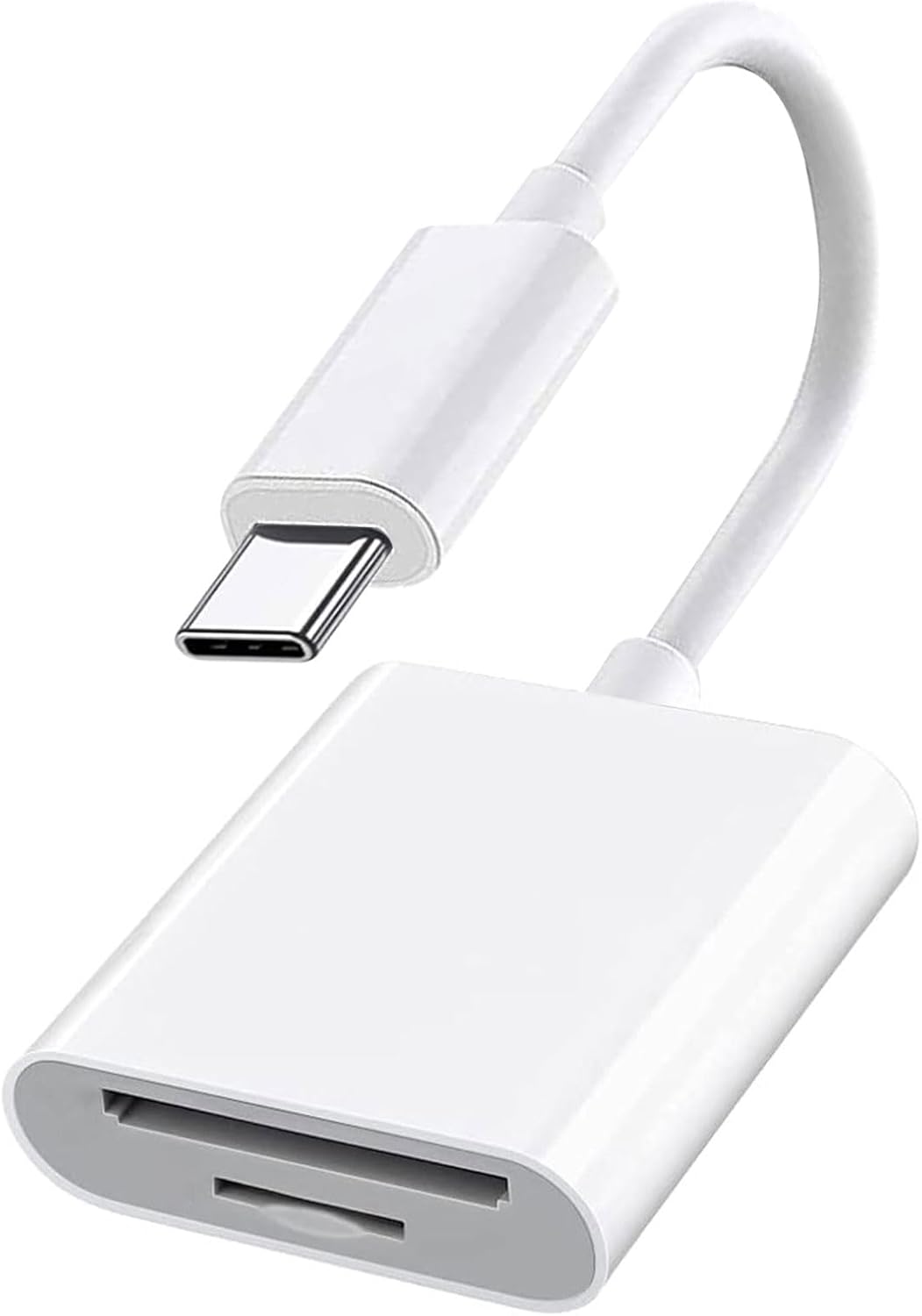 SD Card Reader, USB C to Micro SD Card Adapter for SDXC/MMC/RSMMC/SDHC, 2 in 1 Memory Cards