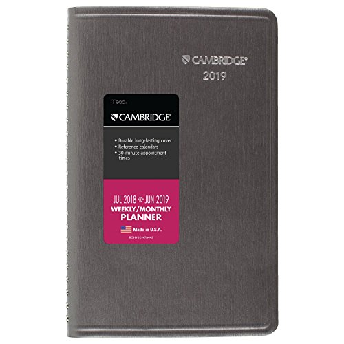 Télécharger Cambridge Agenda scolaire 2018-2019, semainier et mensuel, petit, 10,2 x 20,3 cm, Business (CAW40230 Gratuit