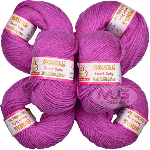 Image of M.G 100% Acrylic Wool Red (6 pc) Baby Soft 4 ply Wool Ball Hand Knitting Wool /Art Craft Soft Fingering Crochet Hook Yarn, Needle Knitting Yarn Thread Dye E