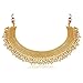 Aheli Elegant Indian Wedding Party Wear Faux Pearl Strand Necklace and Earrings Set Ethnic Traditional Fashion Jewelry Gift for Women