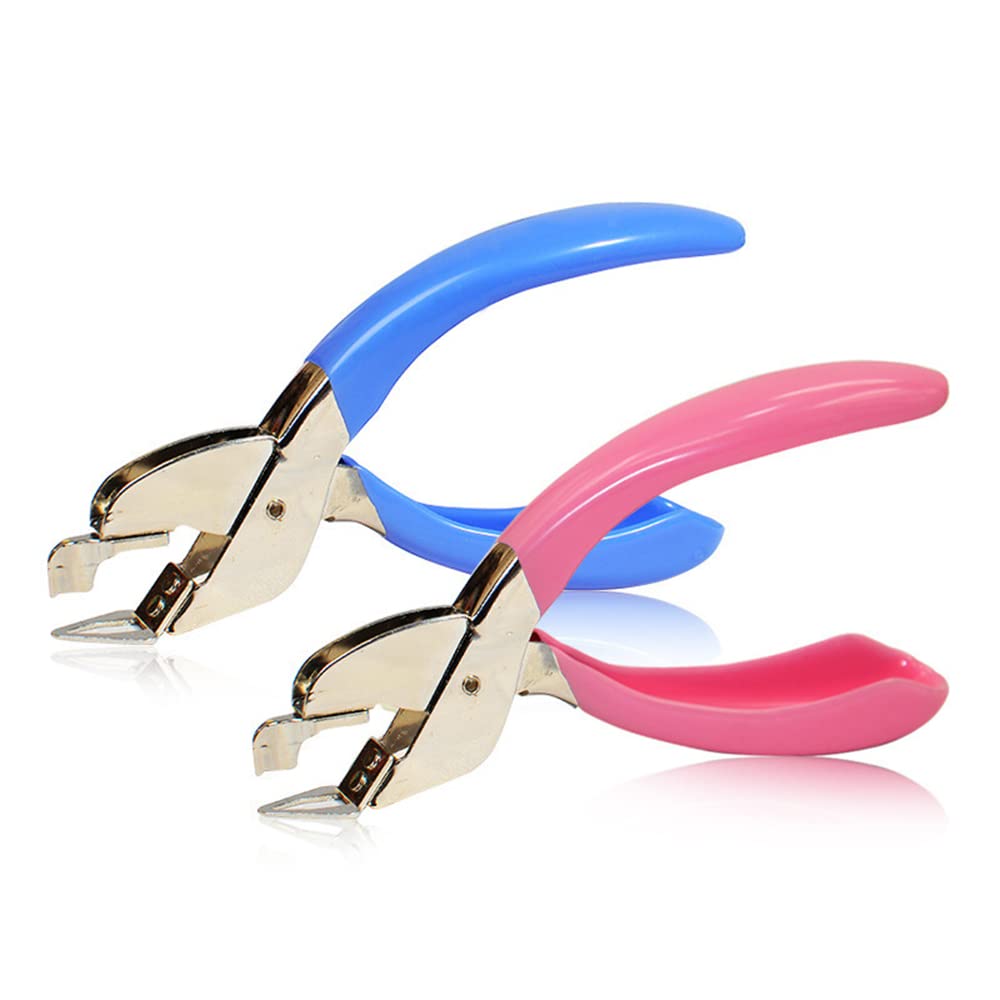 Staple Removers, Heavy Duty Staple Pull Tool Family School Office Lightweight Staple Remover Tool with Non-Slip Handle (2 Colors)