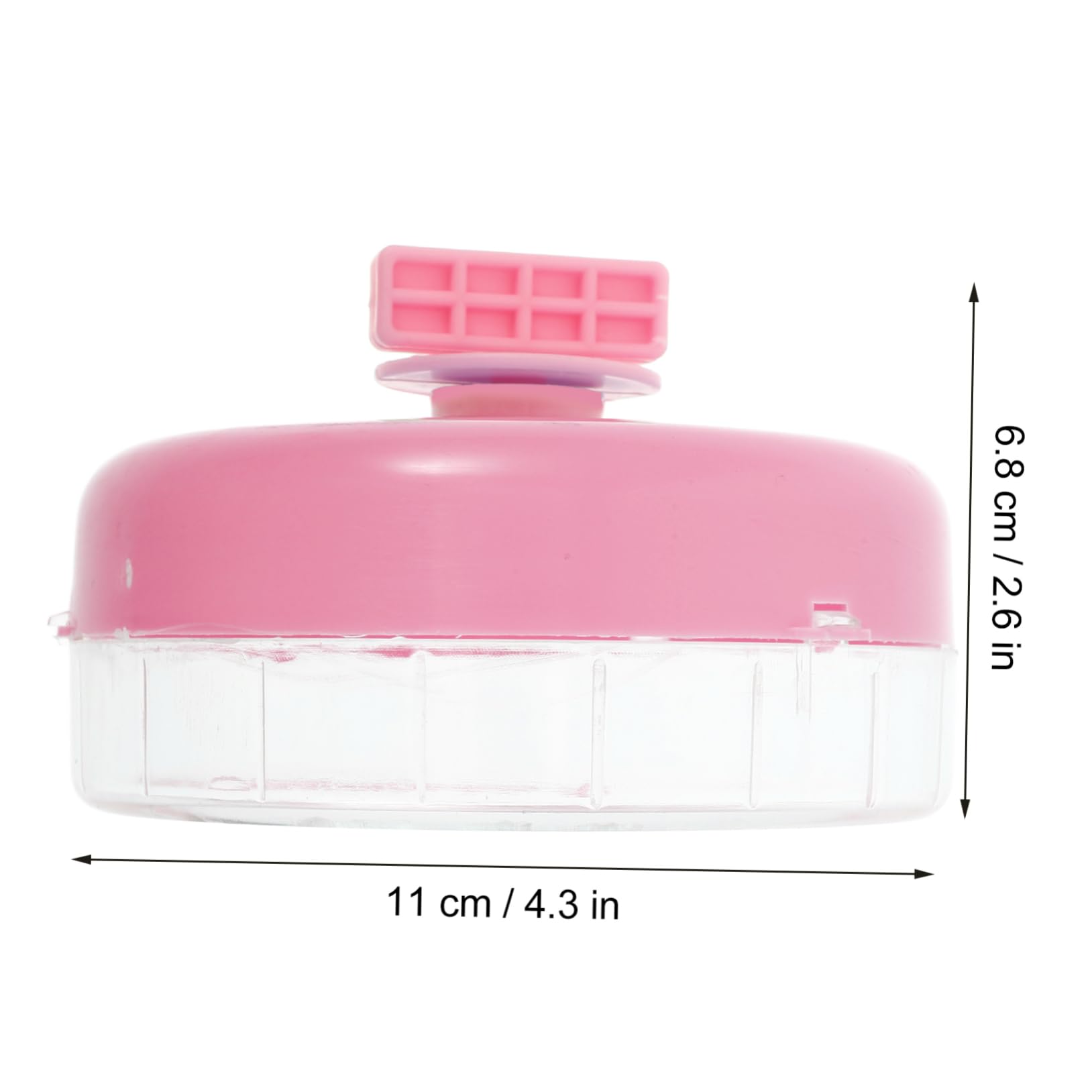 VANZACK Pet Hamster Wheel Food Box Drinking Fountain Cage Supplies Reusable Small Animal Accessory Easy to Clean