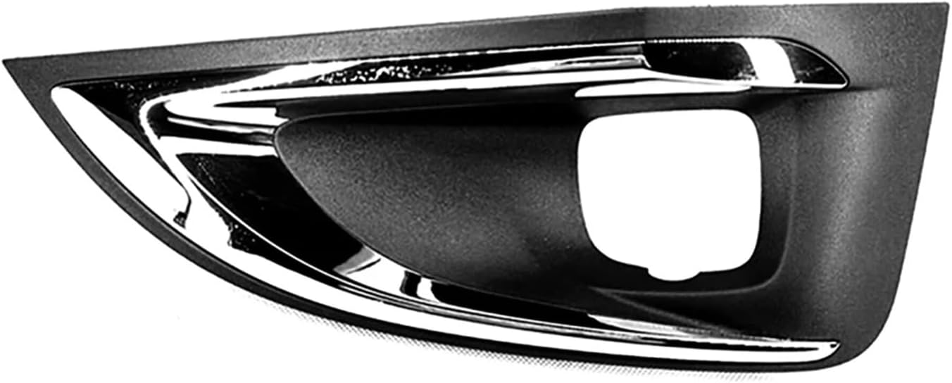 Car Fog Lamp Frame Fit For Peugeot 3008 P84 2016-2019 Fog Lamp Grilles Trim Frame Front Bumper Fog Light Cover Grille Bezel Highly Practical(Right Side)