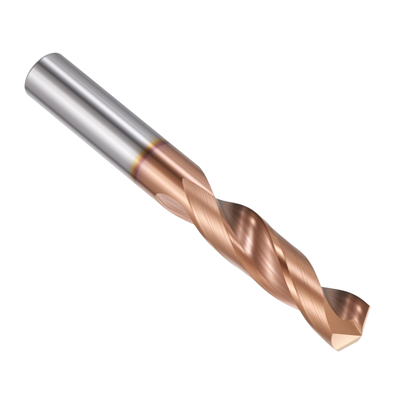 7.3mm Drill Bit, Carbide Twist Jobber Bits Straight Shank 130° for Drilling Hard Metal Alloy Steel Stainless Steel Titanium Alloys - 1 Pack