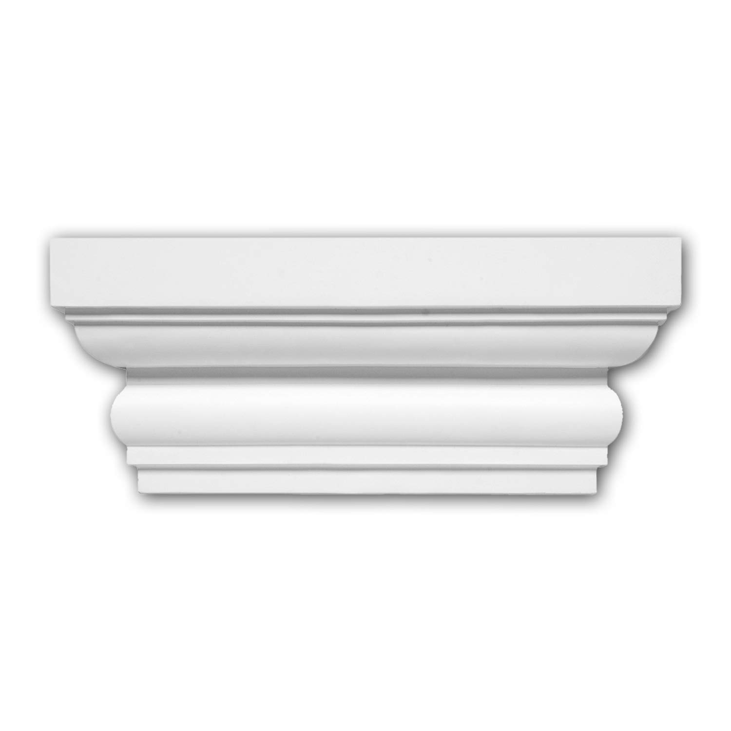 Chapiteau de pilastre Profhome 121004 en mousse de polyuréthane rigide pour décoration murale