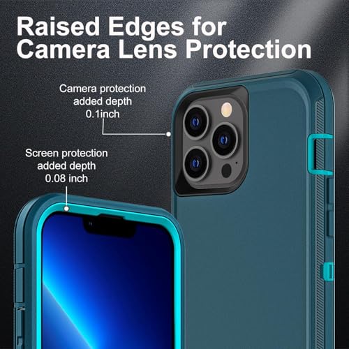 Coque iPhone 13 Pro incassable YmhxcY protégeant des chutes et de la poussière - 3