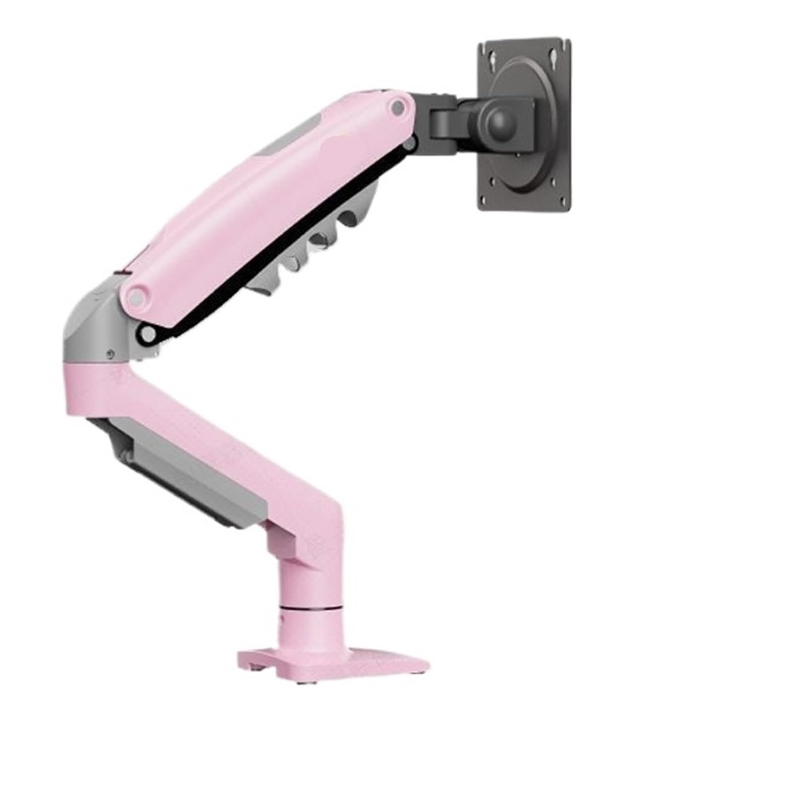 Ikpgbzxm One Color Computer Monitor Bracket Robotic Arm, No-Drill Heightening Cantilever Frame F80(F80-Xj|Girlypink)