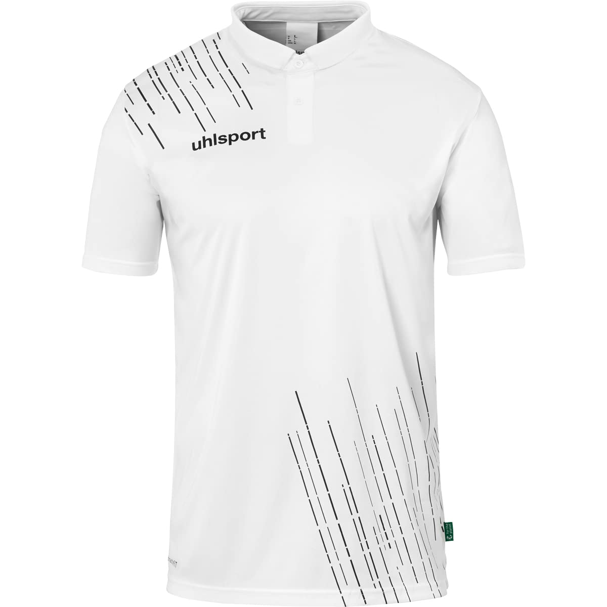 uhlsport Boys Sports Polo, White/Black, 164