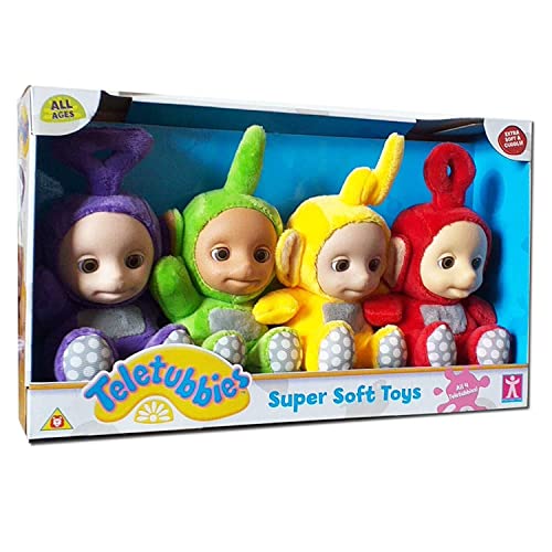 Teletubbies Ensemble Complet de Jouets en Peluche Super Doux de Collection
