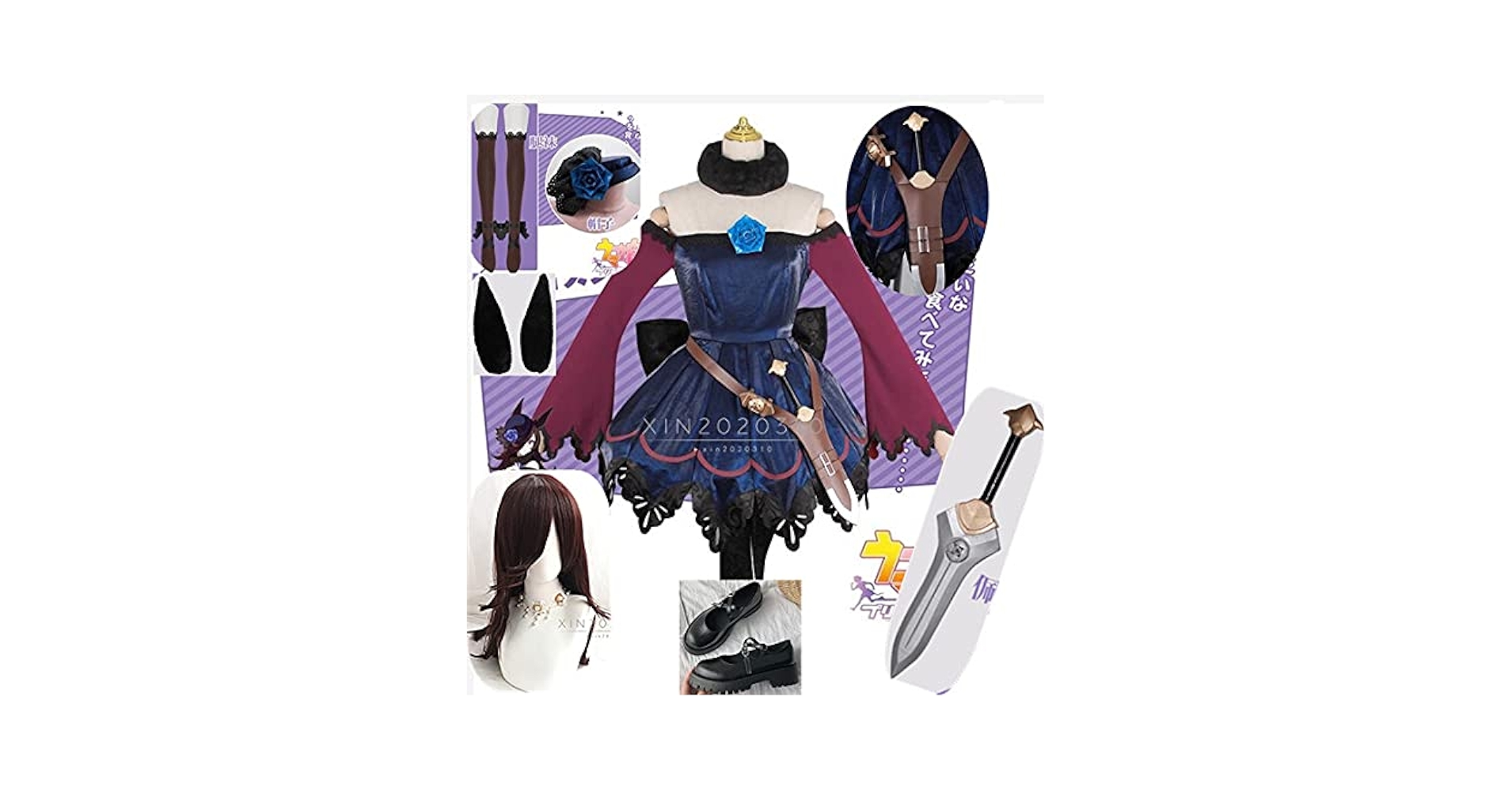 ゴ*ン様 (画像準備中)ライスシャワー　コスプレ衣装　XXLサイズ程度 ABCCOSコスプレ専門店」ウマ娘 プリティーダービー Pretty Derby