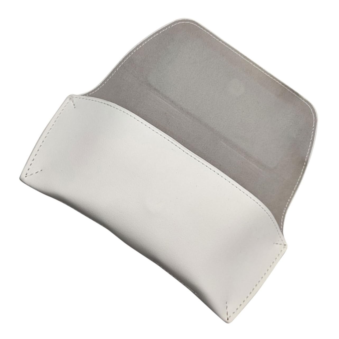 Healvian copertura protettiva per occhiali Casa di occhiali Astuccio occhio borsa custodia per occhiali da donna custodie per occhiali da donna pvc bianca