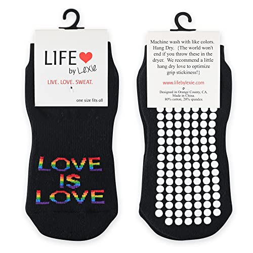 Image of Life By Lexie Sticky Grip Socks for Barre, Pilates, Lagree, Yoga, Dance Non Slip Women's Socks