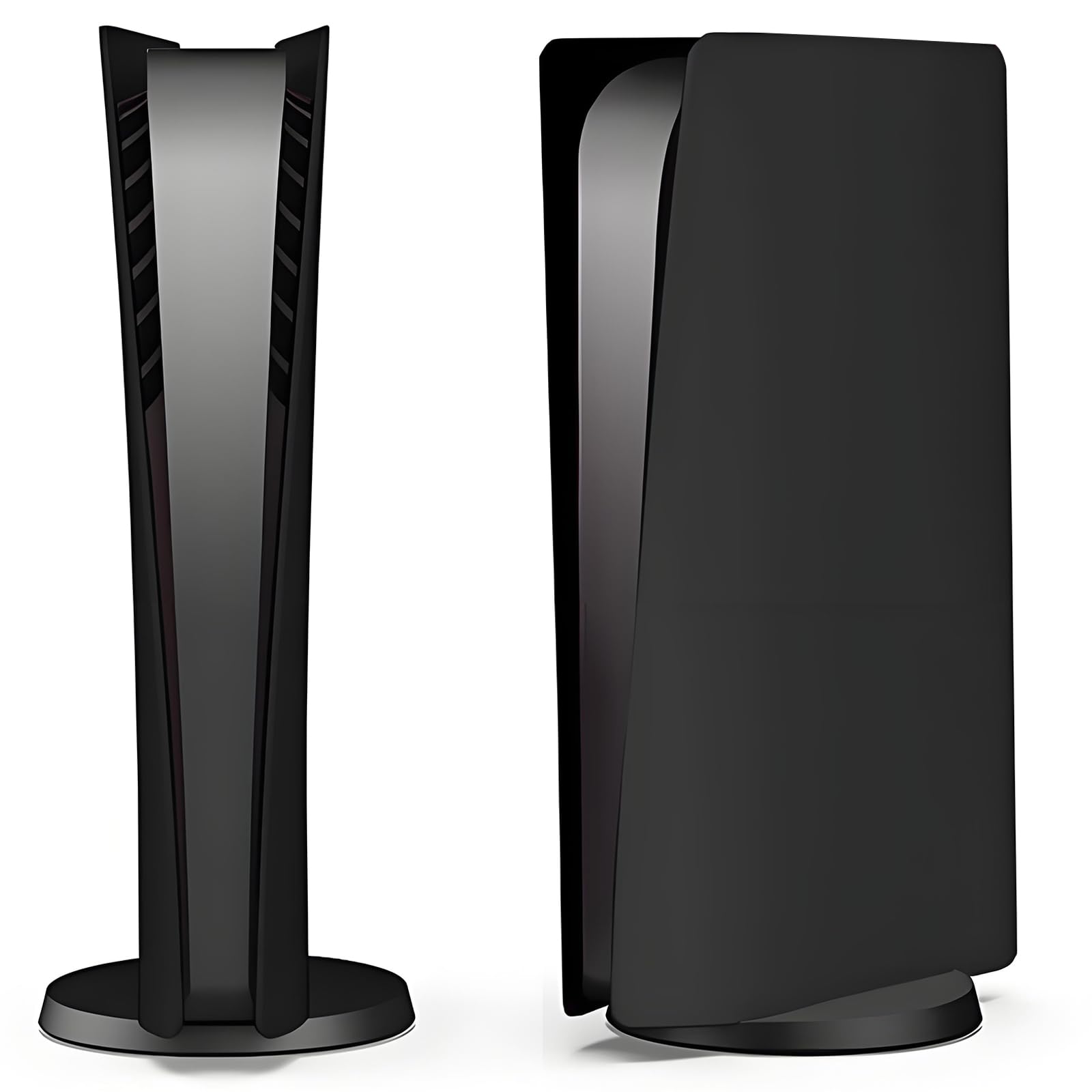 Megadream - Custodia di ricambio per console PS5, in ABS rigido, antiurto, antigraffio, antipolvere, per console PS5, compatibile con Sony PS5 Console Digital Edition (nero)