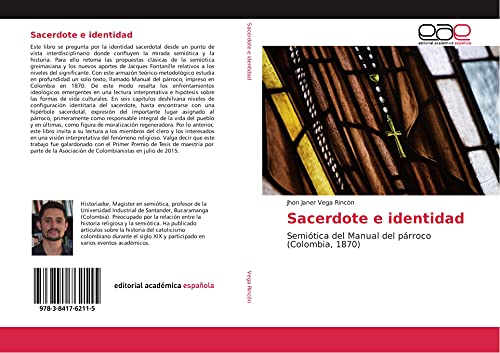 9783841762115 Sacerdote e identidad: Semiótica del Manual del párroco (Colombia, 1870)