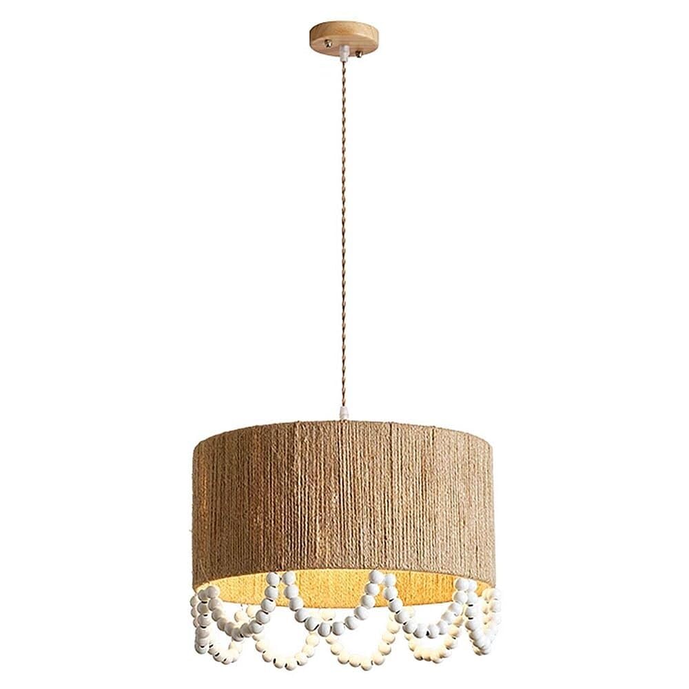 TONFON French Vintage Hemp Rope Weaving Chandelier